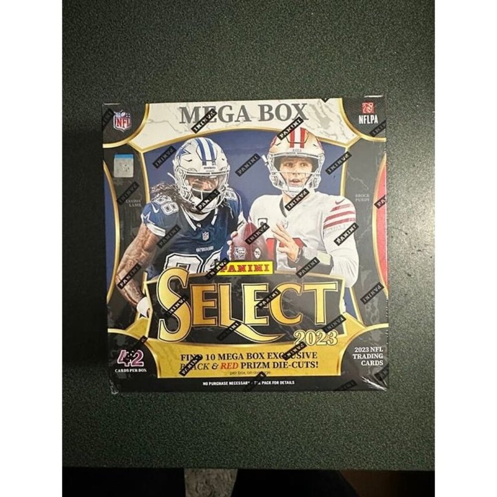 New 2023 Panini NFL Select Football Mega Box - 42 Cards In Box (Sealed) IN HAND